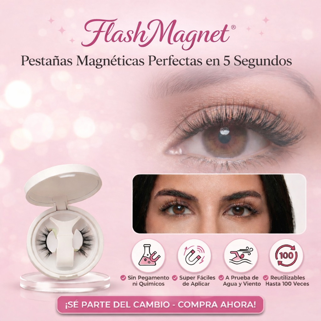 FlashMagnet® - Pack 12 Pestañas Magneticas
