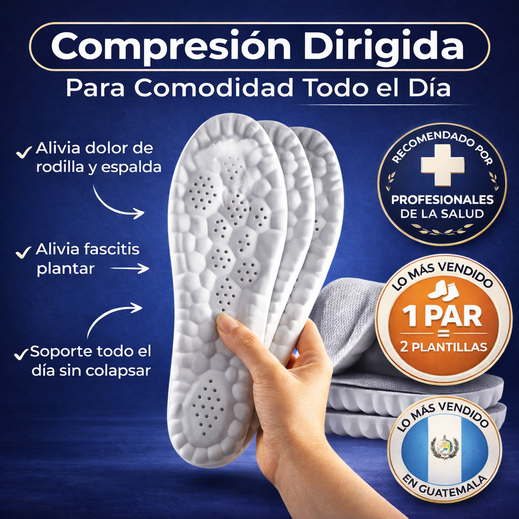 SoftStep® - OFERTA 3X2 - Plantillas Ortopedicas para mejorar la salud del pie
