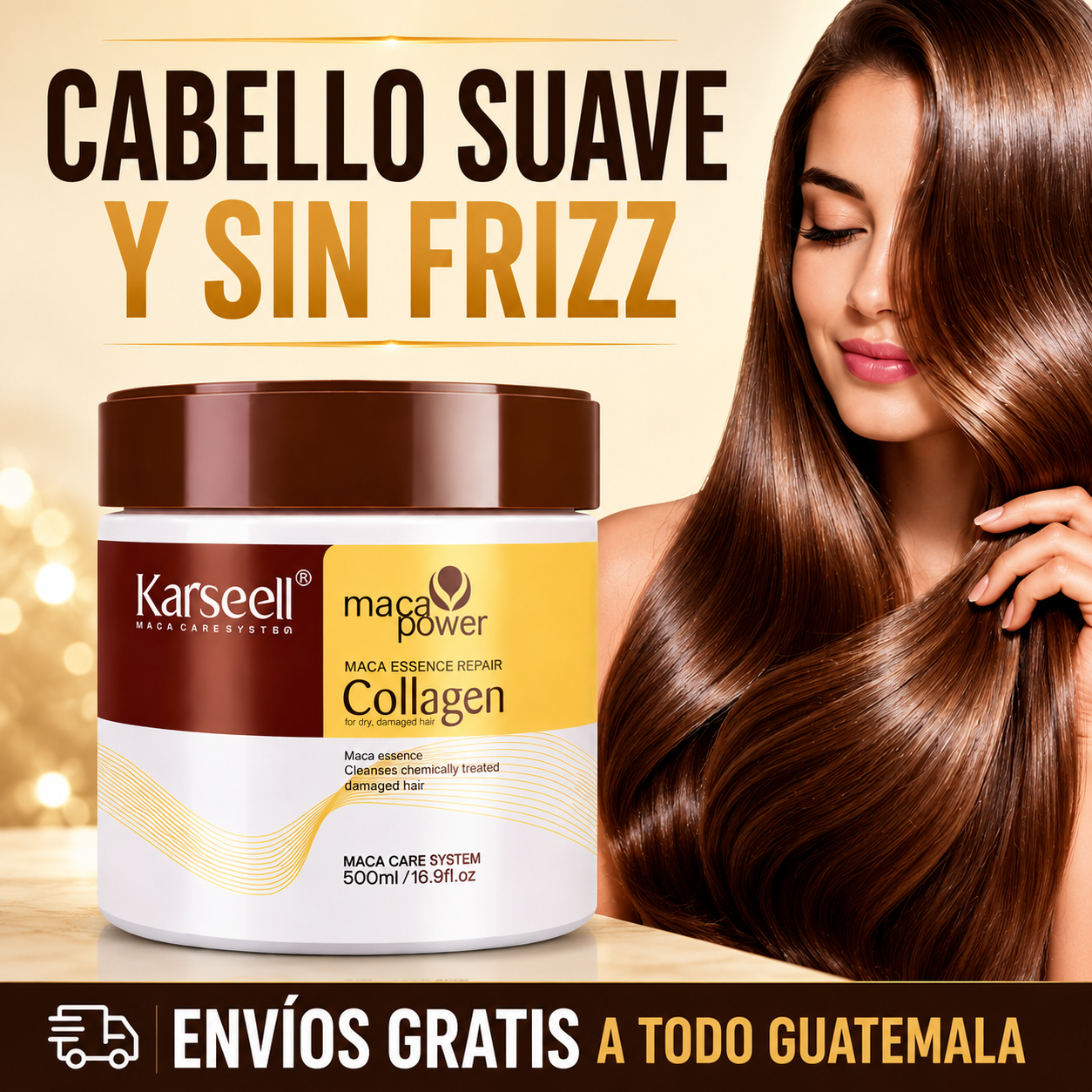 Devuelve brillo, suavidad y vida a tu cabello
