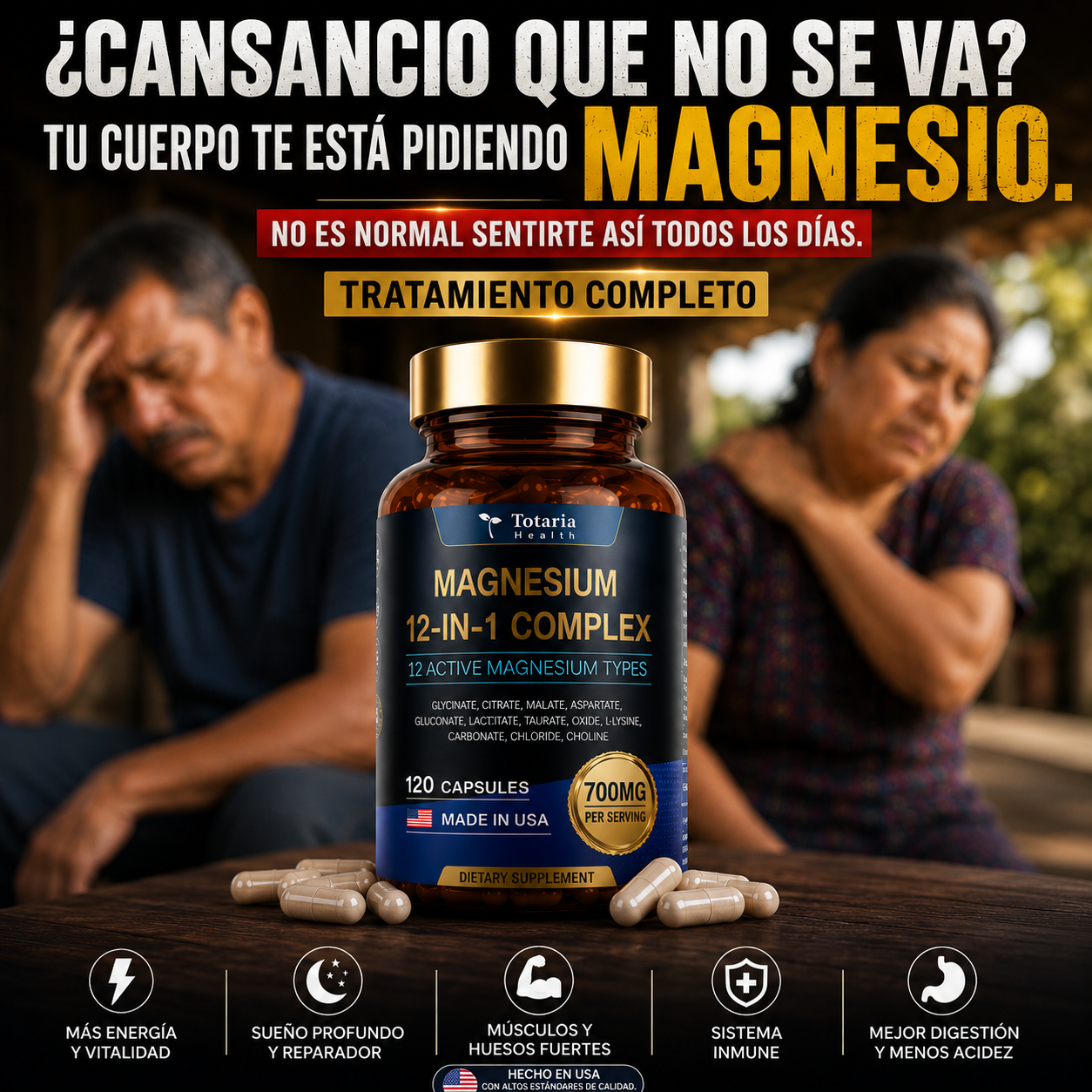 Magnesium Complex 12® - El mineral que le falta al 80% de adultos y nadie esta tomando bien