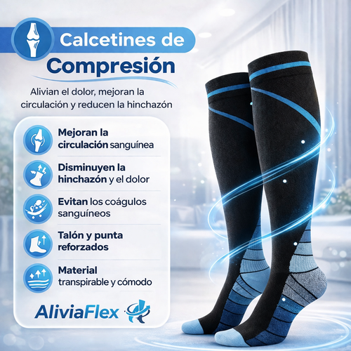 AliviaFlex® — Pack 2x1 Medias de Compresión Inteligente