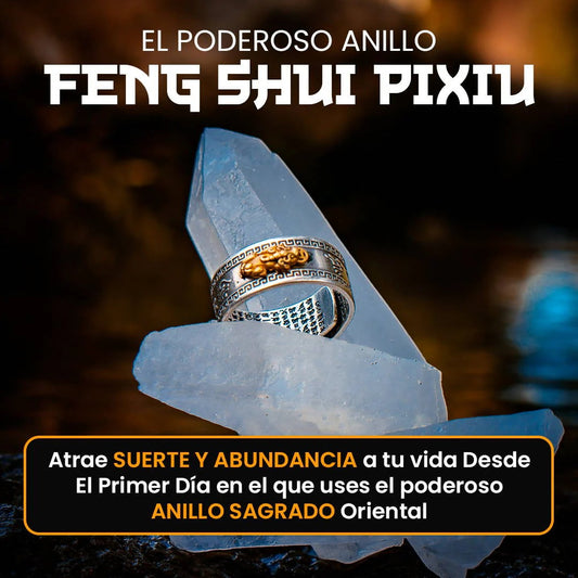 Anillo Pixiu de Feng Shui