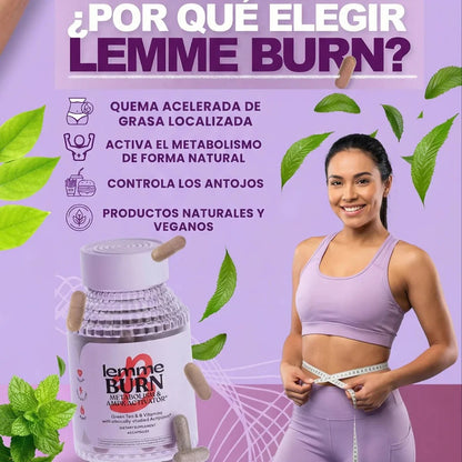 Lemme Burn - Tecnologia U.S.A. - Quema Grasa Natural -Top Ventas