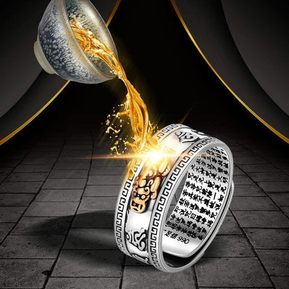 Anillo Pixiu de Feng Shui